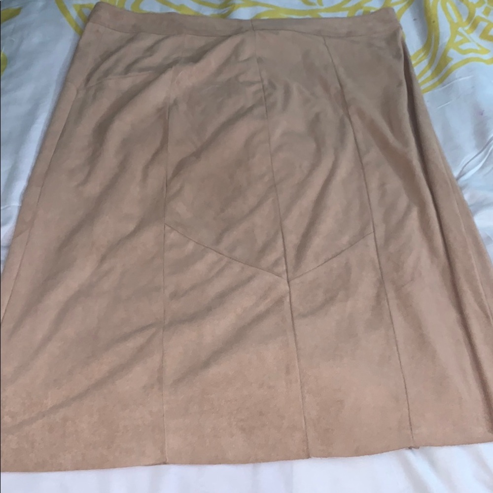Alfani Tan Knee-Length Pencil Skirt for Work